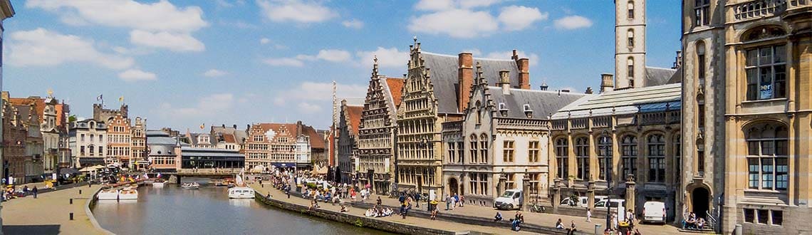 Stadt Gent in Belgien