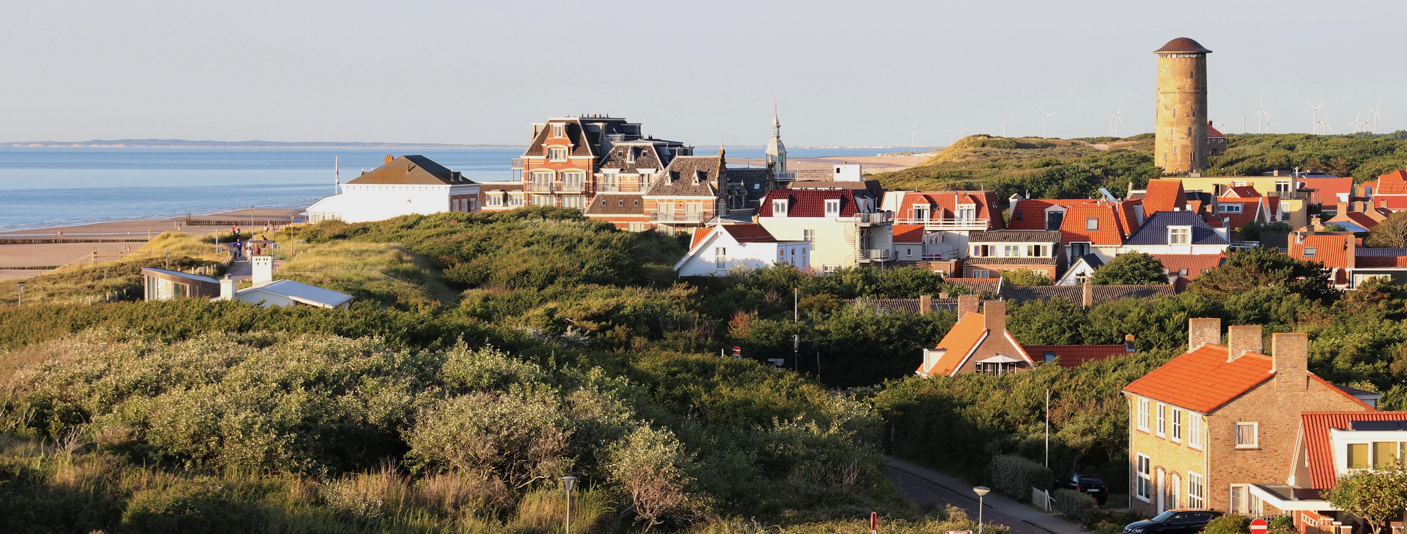 Blick auf Domburg