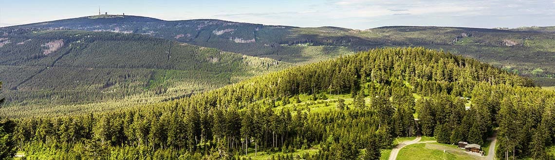 Berglandschaft im Harz