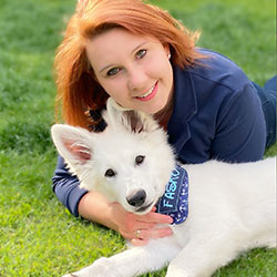 Katrin und Largo Katrin Breukelmann mit ihrem Border Collie