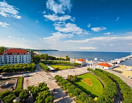 Ostseebad Sopot in Polen