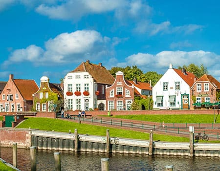Historische Fassaden in Greetsiel
