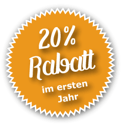20 Prozent Rabatt