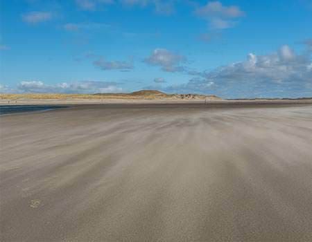 weiter Strand auf Texel